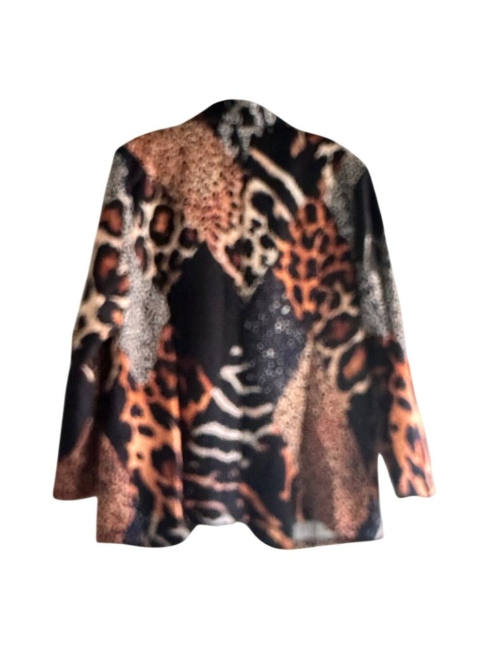 Animal Print Size XXL Multi-Color Leopard Zebra Patchwork Design - Picture 11 of 12